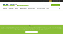 Desktop Screenshot of deutz-fahr.at